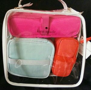 KATE SPADE Really great set of cosmetic bags